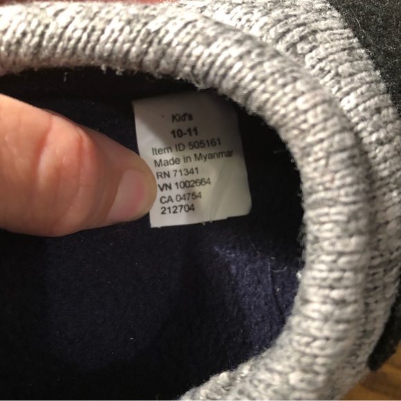 LL Bean Little Kids Slippers (Black Lab design) - Picture 4 of 6